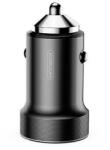 JOYROOM C-A02 Wise 3.4A 2xUSB Autós Töltőfej + Micro USB 1M Adatkábel - Fekete