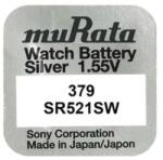 Murata Pachet 10 baterii pentru ceas - Murata SR521SW - 379 (SR521SW) Baterii de unica folosinta