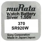 Murata Pachet 10 baterii pentru ceas - Murata SR920W - 370 (SR920W) Baterii de unica folosinta