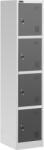 Fromm & Starck Fém szekrény -185 cm - 4 polc - szürke (STAR_MCAB_07)
