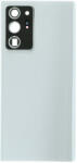 Samsung N985/N986 Galaxy Note 20 Ultra/Note 20 Ultra 5G, Akkufedél, (kamera plexi, ragasztó), fehér