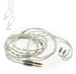 DD HIFI BC120B SKY - Air sorozatú OFC fülhallgató kábel - 4, 4mm - 2PIN (DDHIFI-BC120B-44-2PIN)