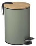 5five Cos gunoi Mout, cu pedala, verde, 3 litri, 17 x 24 cm Cos de gunoi