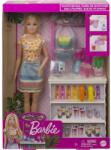 Mattel Barbie - Feltöltődés, Smoothie bár játékszett (GRN75)