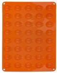ORION Sütőforma, szilikon, Dió, 40, narancssárga (151760)