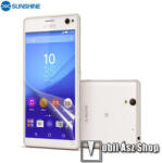 SUNSHINE Hydrogel TPU képernyővédő fólia - Ultra Clear, ÖNREGENERÁLÓ! - 1db, a teljes képernyőt védi - SONY Xperia C4 (E5303/E5306/E5353) / SONY Xperia C4 DUAL