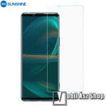 SUNSHINE Hydrogel TPU képernyővédő fólia - Ultra Clear, ÖNREGENERÁLÓ! - 1db, TOKBARÁT - SONY Xperia 5 III