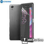 SUNSHINE Hydrogel TPU képernyővédő fólia - Ultra Clear, ÖNREGENERÁLÓ! - 1db, TOKBARÁT - SONY Xperia X Performance