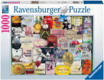 Ravensburger Puzzle Colectia Etichete De Vin, 1000 Piese (rvspa16811) - carlatoys Puzzle