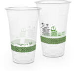 Vegware Lebomló hidegitalos pohár, PLA, 570ml, Ø 96 mm, környezetbarát termék jelöléssel | 50 db/csomag