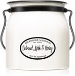 Milkhouse Candle Milkhouse Candle Co. Creamery Oatmeal, Milk & Honey lumânare parfumată Butter Jar 454 g