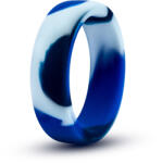 Blush Performance Silicone Camo Cock Ring Blue Inel pentru penis