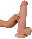 Lovetoy Sliding-Skin Dual Layer Dong 8.0" Skin Dildo