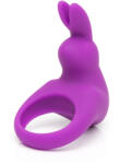 Happy Rabbit Rechargeable Vibrating Rabbit Cock Ring Purple Inel pentru penis