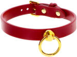 Taboom Bondage in Luxury O-Ring Collar Red