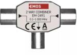 EMOS J0197 EU 2491/D193 ferrites háromágú antenna közösítő (J0197) - mentornet