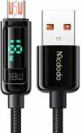 Mcdodo Cablu USB-A la MicroUSB Mcdodo Digital Pro Black (QC4.0, 1.2m, 3A, 18W) (CA-7480)