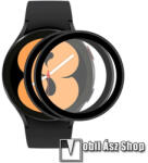 ENKAY SAMSUNG Galaxy Watch4 44mm (SM-R870), ENKAY okosóra flexibilis üvegfólia, Full cover, 9H, 2db, Fekete