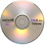 Maxell Írható cd MAXELL CD-R80 (52X) papírtokban (HOL)