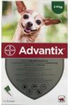 Bayer Advantix pipeta antiparazitara caini sub 4 kg (1 pipeta)
