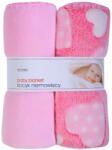 DuetBaby Takaró Plüss, 2 db-os, rózsaszín 80 * 90 cm (2 db/cs)