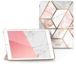 SUPCASE Cosmo iPad Air 4 tok, márvány mintás, rózsaszín - tok-store