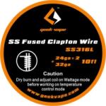 GeekVape fused Clapton SS316L 2x24GA+32GA Atomizor tigara electronica