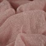 Takoy Tüll anyag lurexszel fáradt rózsaszín