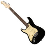 Stagg Eлектрическа китара за лява ръка SES-30 BK LH by Stagg