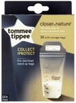 Tommee Tippee Set pungi pentru stocare lapte matern, Tommee Tippee - Closer to Nature, 350 ml, 36 buc (TT.0049)