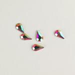BRILLBIRD Műköröm Formakövek (10 db-os) drop 5x8mm clear AB