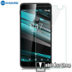 SUNSHINE Hydrogel TPU képernyővédő fólia - Ultra Clear, ÖNREGENERÁLÓ! - 1db, a teljes képernyőt védi - Vodafone Smart Platinum 7