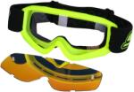 S-Line MX Goggles S-Line Kids Fluo Sárga - Iridium Piros