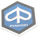 CIF Piaggio 25x30mm-es alumínium ragasztandó embléma - Vespa PX, PE 80, 125, 200