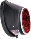 101 Octane hátsó lámpa moped fekete ovális univerzális a Puch MS, MV, Maxi, Kreidler, Zündapp, Maxi modellekhez