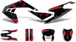 Motomotors Dekor / matricakészlet fekete-piros-szürke matt Aprilia RX50 2018- Euro4-hez