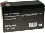 Powery ólom zselés akku szünetmentes APC Power Saving Back-UPS Pro BR550GI 12V 9Ah 7, 2Ah / 7Ah is