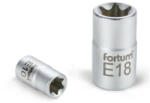 Extol dugófej, torx, 1/2", 61CrV5 mattkróm, 38mm hosszú; E12 FORTUM (4700701)