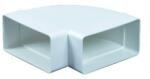 Awenta KP75-24 lapos csatorna 75X150mm 90-fok vízszintes könyök idom