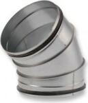  Gumitömítéses könyök, 45°-os, horganyzott acél NA1000