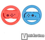 Nintendo Switch Joy-Con jobb és bal oldali kontrollerhez kormány-tok - 1pár/2db - PIROS / KÉK