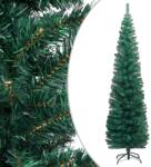 vidaXL Pom de Crăciun artificial subțire cu suport verde 210 cm PVC (320951)