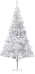 vidaXL Pom de Crăciun artificial cu suport argintiu 180 cm PET (321013)