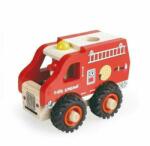 Egmont Toys - Vehicul de lemn Masina de pompieri (5420023022912)