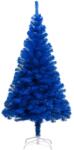 vidaXL Pom de Crăciun artificial cu suport, albastru, 210 cm, PVC (321005)