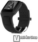  Okosóra szíj - FEKETE - szilikon, légáteresztő, sportoláshoz- TomTom Multi-sport Runner 1