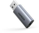 UGREEN Placa de sunet UGREEN CM383 USB la mini jack de 3, 5 mm (gri) (6957303888641)