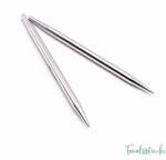 KnitPro Nova Metal - cserélhető fém körkötőtű fej - extra rövid - 4.5mm