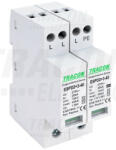 Tracon Electric Tracon ESPD2+3-40-3+1P T2+T3 AC típusú túlfeszültség levezető, egybeépített Uc: 275V; In: 20kA; Imax40kA; Uoc: 10kV; Up: 1, 3/1, 5kV; 3+1P (ESPD2+3-40-3+1P)