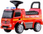 Mercedes Lábbal Hajtós Eredeti Licence Mercedes Tűzoltó Autó-Hang és Fényhatások-Kürt-Műbőr Ülés-Ülés alatti Tároló